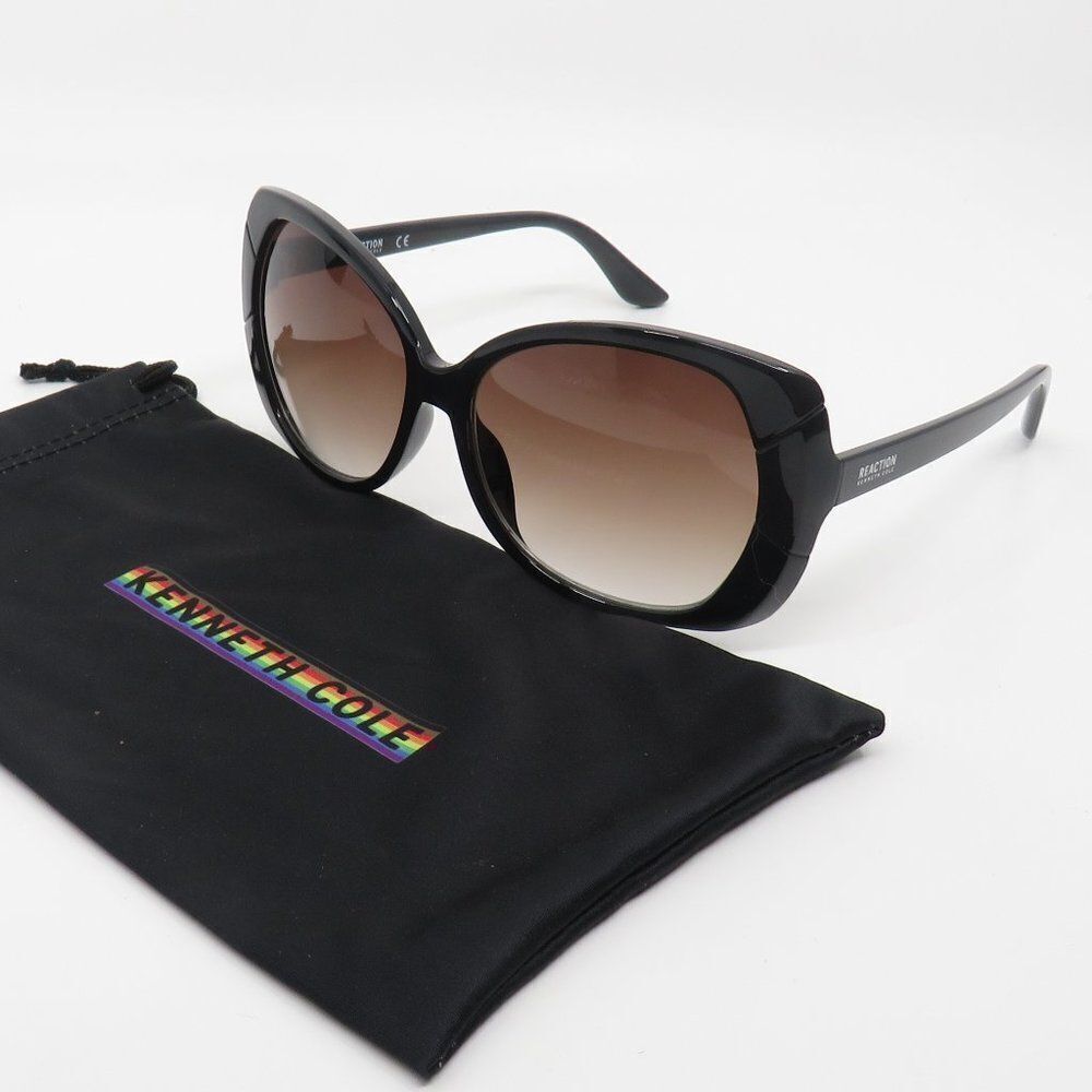 Kenneth Cole Reaction New KC2841/S 01B Black/Brown Gradient Sunglasses